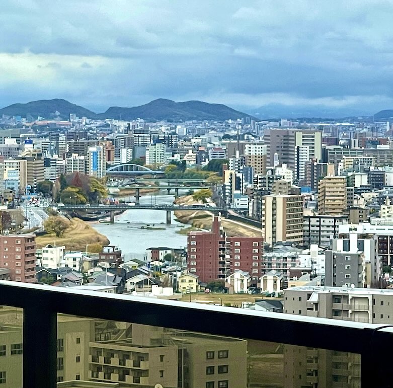 MJR熊本ザ　タワー21階 バルコニーからの眺め